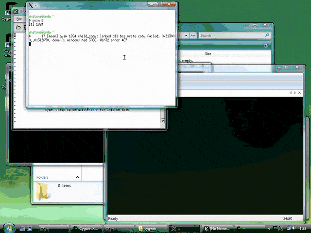 Cygwin Easy 2007.03.21 on Windows Vista